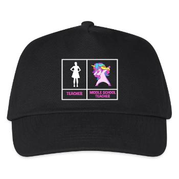 Middle School Teachers - Kids’ Baseball Cap - black - Front