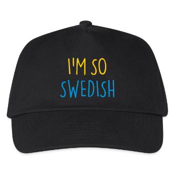 I'M SO SWEDISH Sweden Schweden - Kids’ Baseball Cap - black - Front