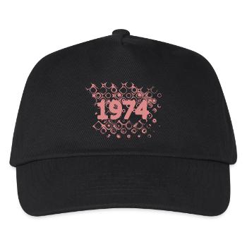 Year 1974 - Kids’ Baseball Cap - black - Front