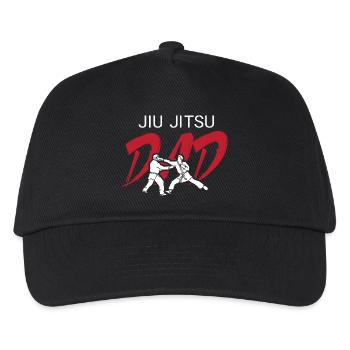 Jiu Jitsu Selbstverteidigung - Kinder Basecap - Schwarz - Vorne