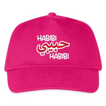 Habibi (dark) - Kids’ Baseball Cap - fuchsia - Front