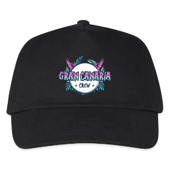 Gran Canaria Crew Bunt - Kinder Basecap - Schwarz - Vorne