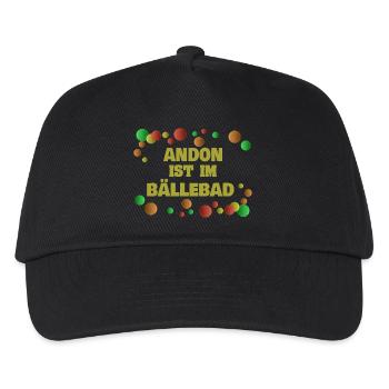 Bälle Andon - Kinder Basecap - Schwarz - Vorne