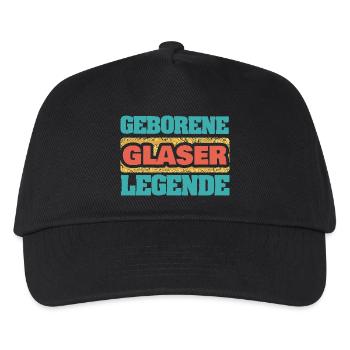 Geschenk für Glaser - Kinder Basecap - Schwarz - Vorne