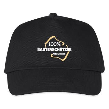 Protecteur de bâtiment - Casquette de baseball Enfant - noir - Devant
