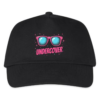 Discours d’infiltration - Costume drôle avec Sun Bril - Casquette de baseball Enfant - noir - Devant