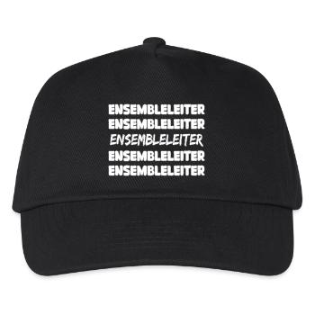 Job Ensembleleiter - Kinder Basecap - Schwarz - Vorne