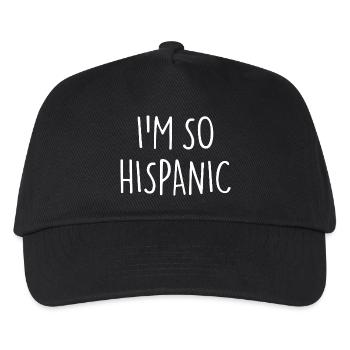 I'M SO HISPANIC - Kids’ Baseball Cap - black - Front