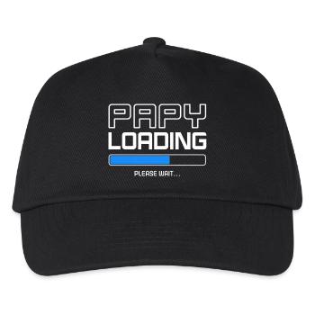 papy-loading - Casquette de baseball Enfant - noir - Devant