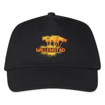 Party Willemstad - Kinder Basecap - Schwarz - Vorne