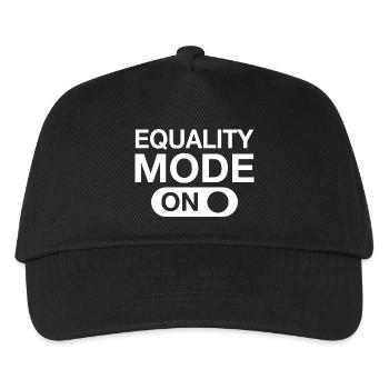 Equality Mode On - Kids’ Baseball Cap - black - Front