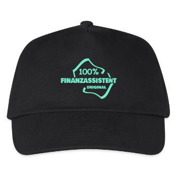 Beruf Finanzassistent - Kinder Basecap - Schwarz - Vorne