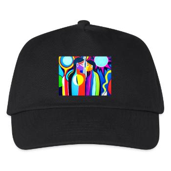 Diversité culturelle abstraite - Casquette de baseball Enfant - noir - Devant