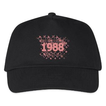 Year 1988 - Kids’ Baseball Cap - black - Front