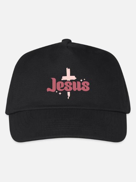 Jesus - Kinder Basecap - Schwarz