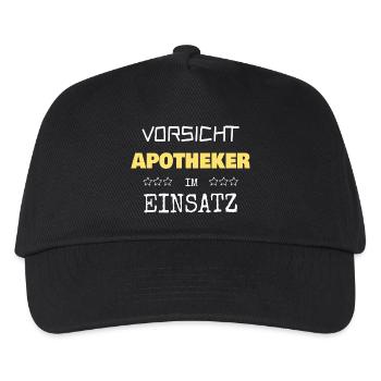 Berufung Apotheker - Kinder Basecap - Schwarz - Vorne