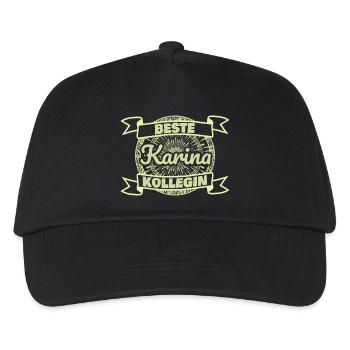 Work colleague Karina - Kids’ Baseball Cap - black - Front