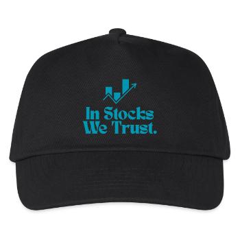 Dans des actions auxquelles nous faisons confiance ! - Casquette de baseball Enfant - noir - Devant