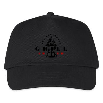 Grill crew - Kids’ Baseball Cap - black - Front