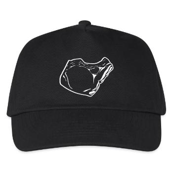 Steak Sketch - Kids’ Baseball Cap - black - Front