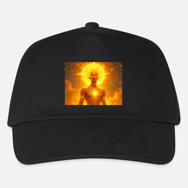 Olorun – Dieu du soleil yoruba, divinité céleste de la lumière - Casquette de baseball Enfant - noir