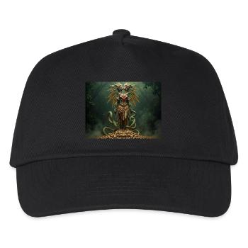 Coatlicue, Aztec earth goddess of life and death - Kids’ Baseball Cap - black - Front