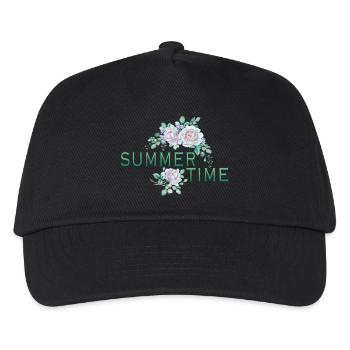 Roses - Kids’ Baseball Cap - black - Front