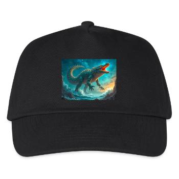 Cipactli, monstre de création aztèque de primordial - Casquette de baseball Enfant - noir - Devant