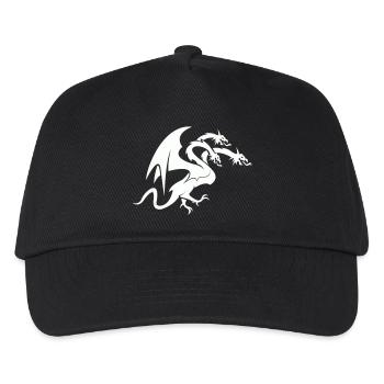 dragon 3 head - Kinder Basecap - Schwarz - Vorne