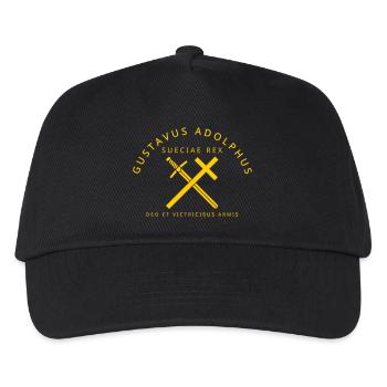 Gustav Adolf - Kinder Basecap - Schwarz - Vorne