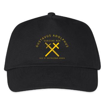Gustav Adolf - Kinder Basecap - Schwarz - Vorne