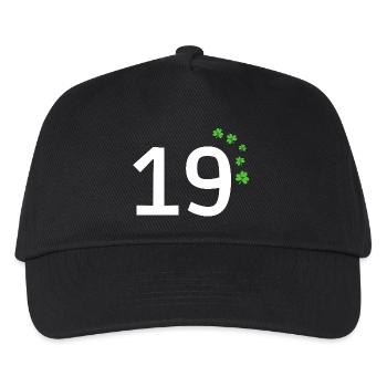 19 - Kinder Basecap - Schwarz - Vorne