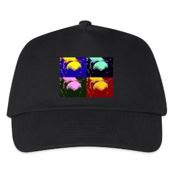 Shell - Kids’ Baseball Cap - black - Front