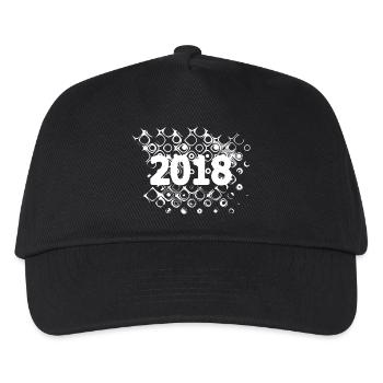 2018 - Kids’ Baseball Cap - black - Front