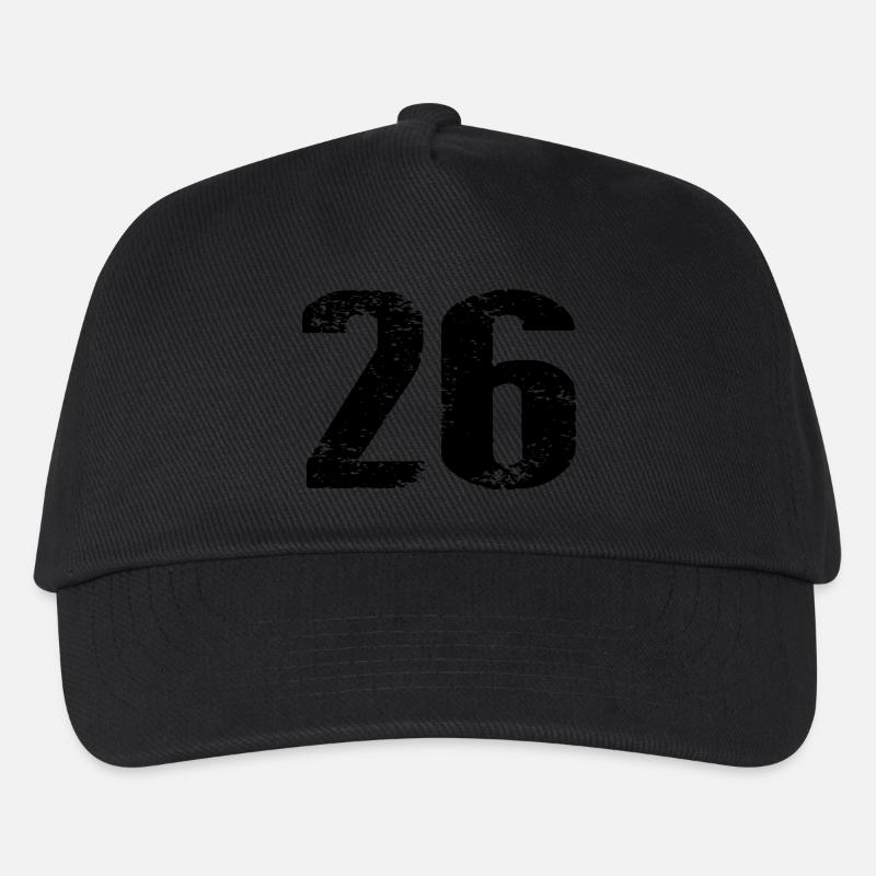 26 Number Jersey - Kids’ Baseball Cap - black