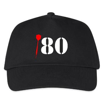 Dart 180 disant « Cent quatre-vingts ! » Triple 20 - Casquette de baseball Enfant - noir - Devant