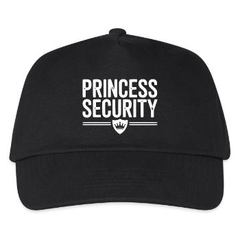 Sécurité de la princesse - Casquette de baseball Enfant - noir - Devant