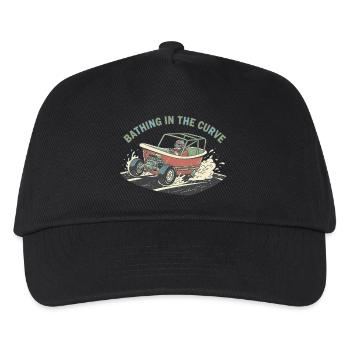 Bathing in the Curve - Kids’ Baseball Cap - black - Front