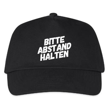 Please keep your distance - Kids’ Baseball Cap - black - Front