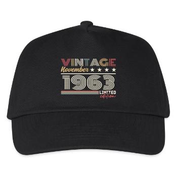 November 1963 - Kids’ Baseball Cap - black - Front