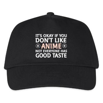 Tout le monde n’aime pas dire que l’anime - Casquette de baseball Enfant - noir - Devant