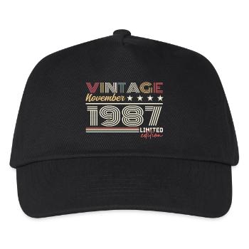 November 1987 - Kids’ Baseball Cap - black - Front