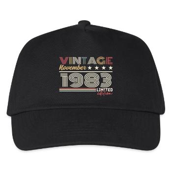 November 1983 - Kids’ Baseball Cap - black - Front