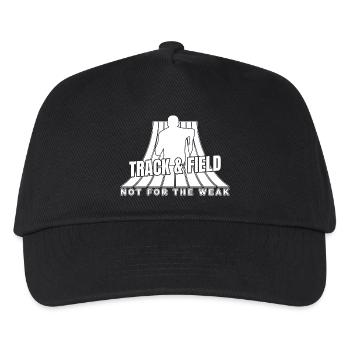 Track Athletics Track & Field Not For Weak - Kids’ Baseball Cap - black - Front