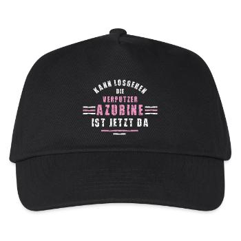 Plasterer Trainee Training Apprenticeship Plasterer - Kids’ Baseball Cap - black - Front