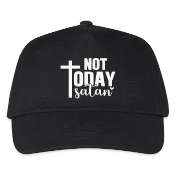 Not Today Satan - Kids’ Baseball Cap - black - Front