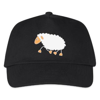 Sheep trots to the shepherd - Kids’ Baseball Cap - black - Front