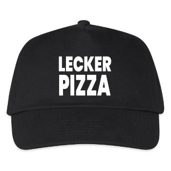 Pizza - Casquette de baseball Enfant - noir - Devant