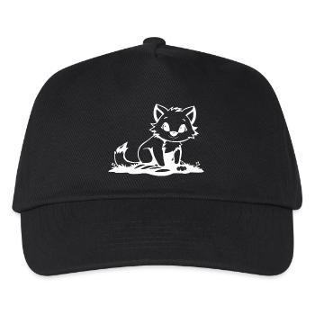 Fuchs - Kinder Basecap - Schwarz - Vorne