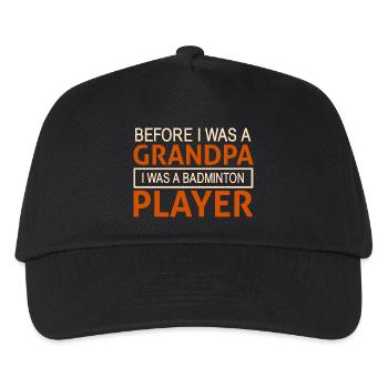 Badminton Papi - Casquette de baseball Enfant - noir - Devant